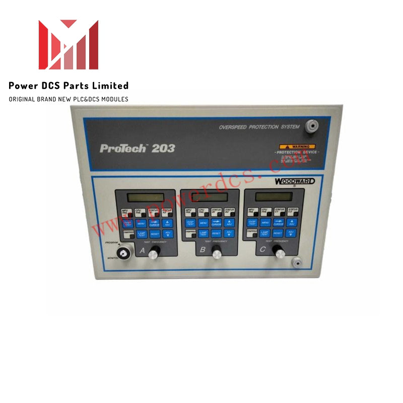 Woodward 5453-203 Micronet 2 Zeilenanzeige Bedienfeld