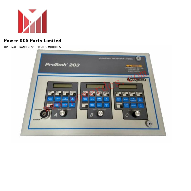 Woodward 5453-203 Micronet 2 Zeilenanzeige Bedienfeld