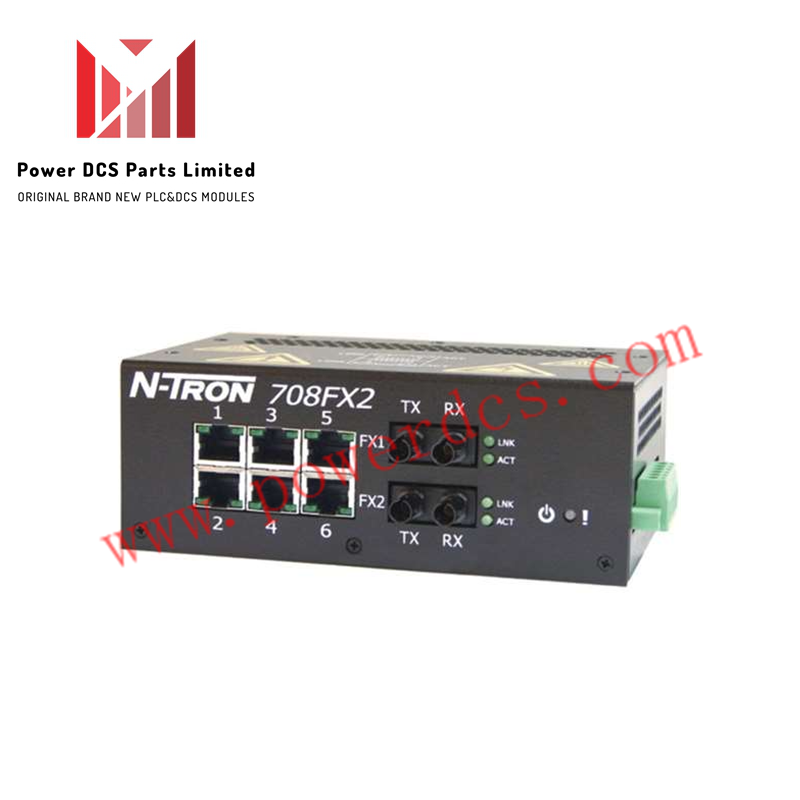 N-TRON 708FX2-ST Өнеркәсіптік Ethernet ауыстырып қосқышы