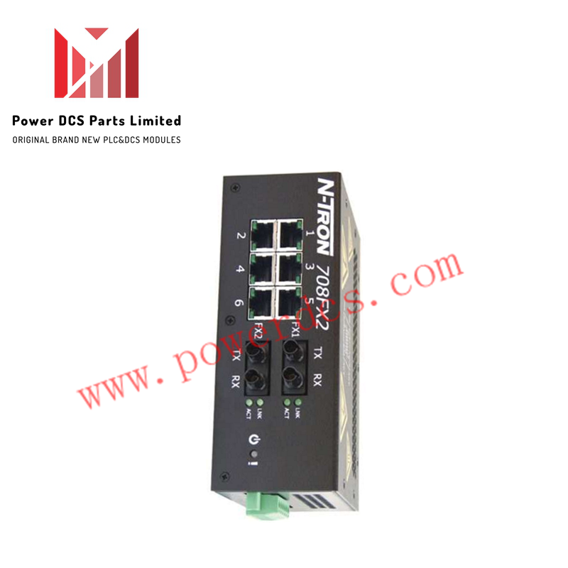 N-TRON 708FX2-ST Өнеркәсіптік Ethernet ауыстырып қосқышы