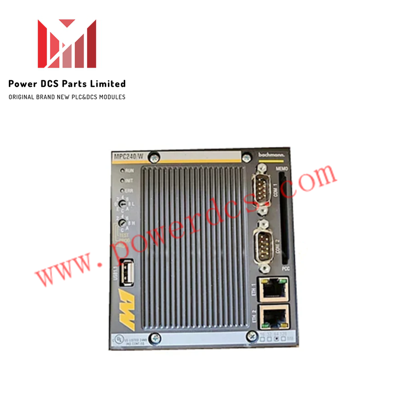 Bachmann MPC240/W CPU PROCESSOR MODULE