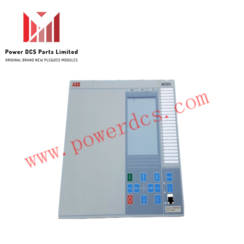 ABB RET670 1MRK000008-NBr02 Display Panel Module