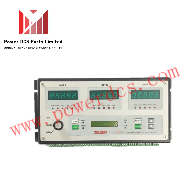 TRI-SEN TURBOSAFE 1000048-001 Dispositivo Electrónico Triplicado de Parada por Exceso de Velocidad